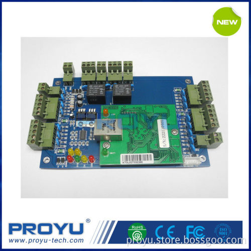 China supplies 2 Door Access Controller Panel Web Server Function Intergrated with Fingerprint Time Attendance PY-2000